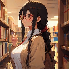 図書室の田中さん
